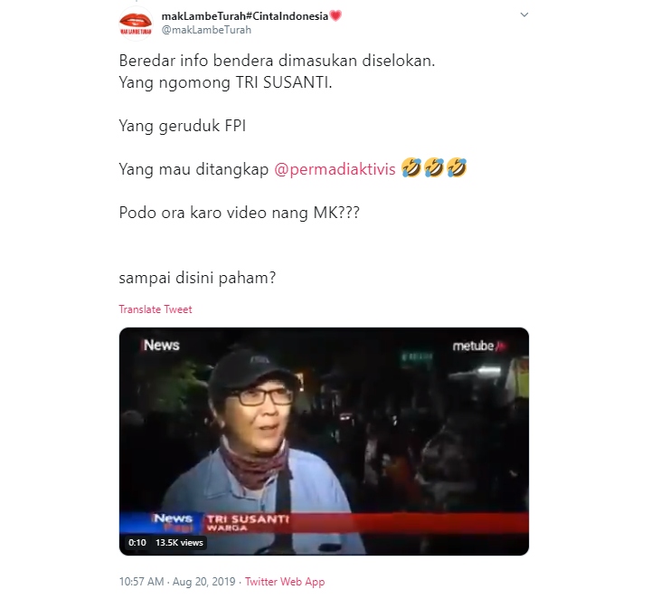Saksi Prabowo-Sandi di Sidang MK Dituding Sebar Hoaks Soal Rasisme Mahasiswa Papua