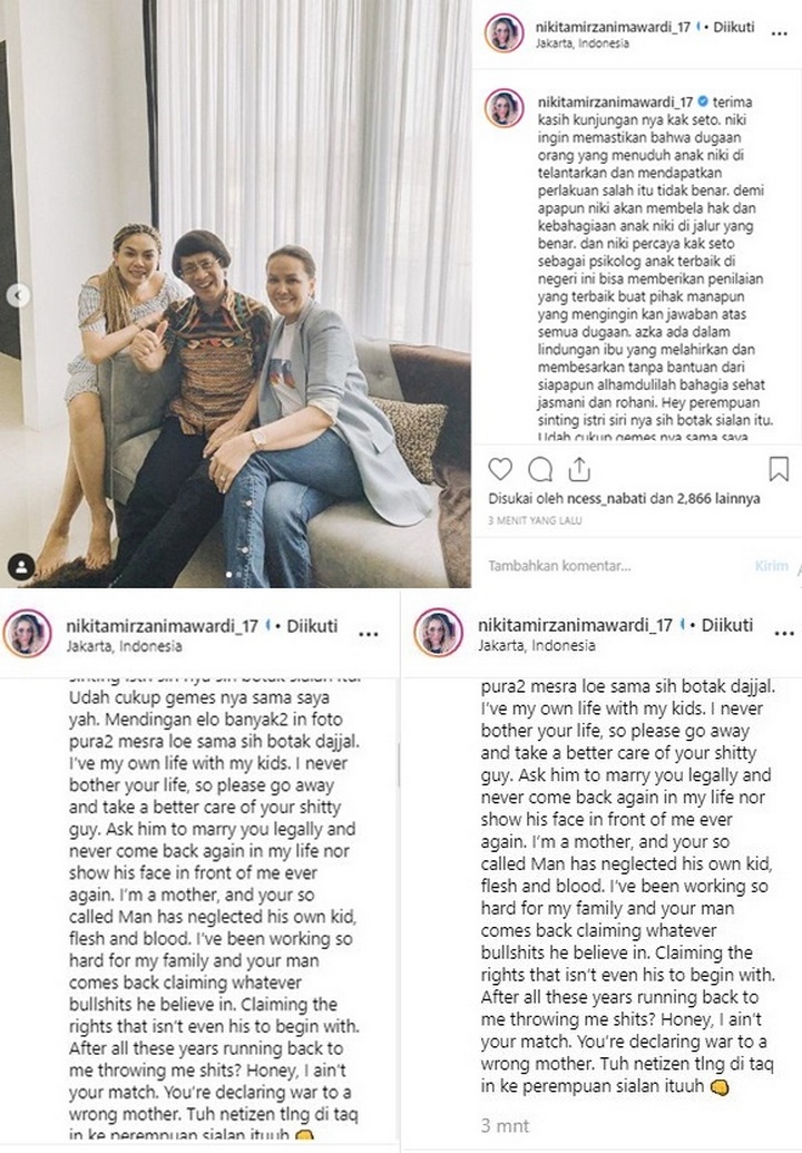 Curhat Panjang Nikita Dituding Menelantarkan Anak