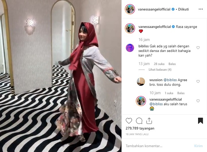 Komentar Mantan Kekasih Vanessa Angel