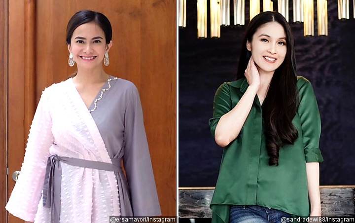 Ersa Mayori Dibuat Greget Sendiri Lihat Perut Rata Sandra Dewi Meski Hamil Tua