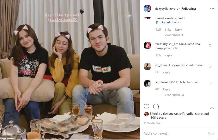Syifa Hadju Kunjungi Rumah Rizky Nazar