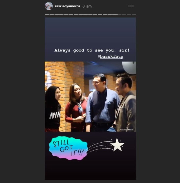 Puput Nastiti Devi temani Ahok nonton Bumi Manusia