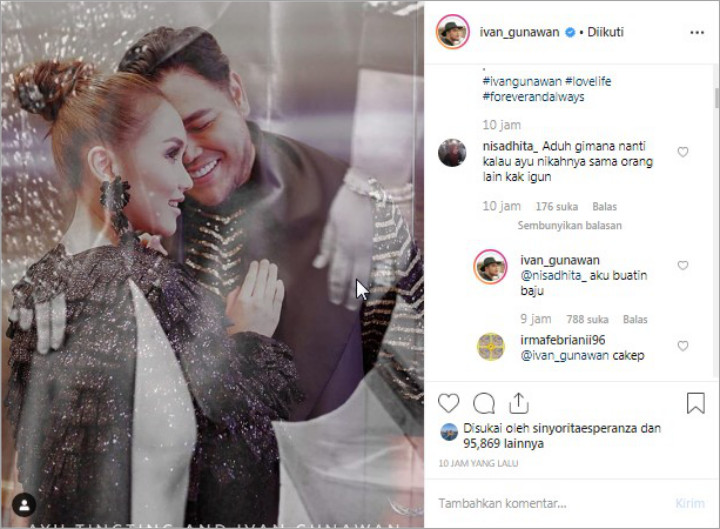 Sering Dijodohkan, Begini Jawaban Kece Ivan Gunawan Jika Ayu Ting Ting Nikahi Pria Lain