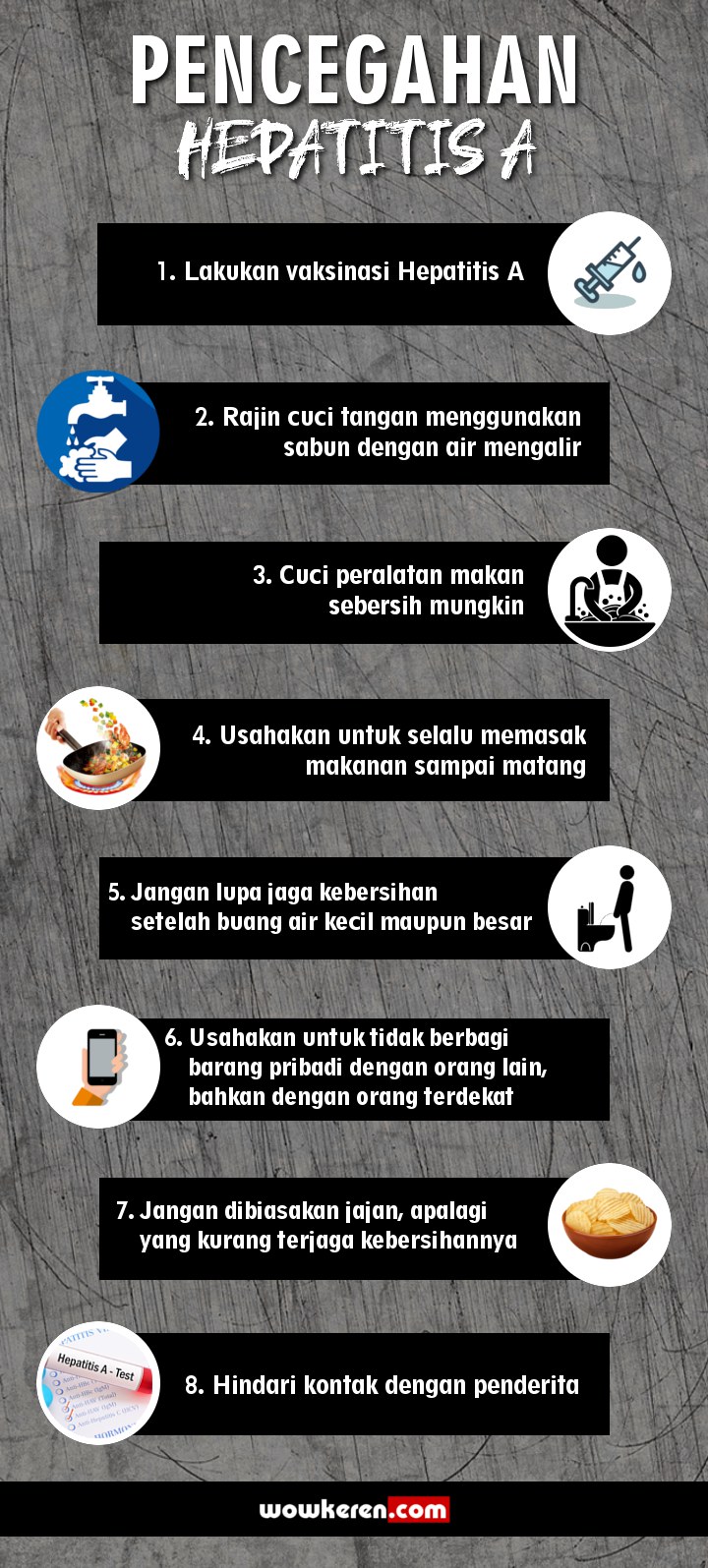 INFOGRAFIS Cara Pencegahan Hepatitis A yang Mudah Dilakukan