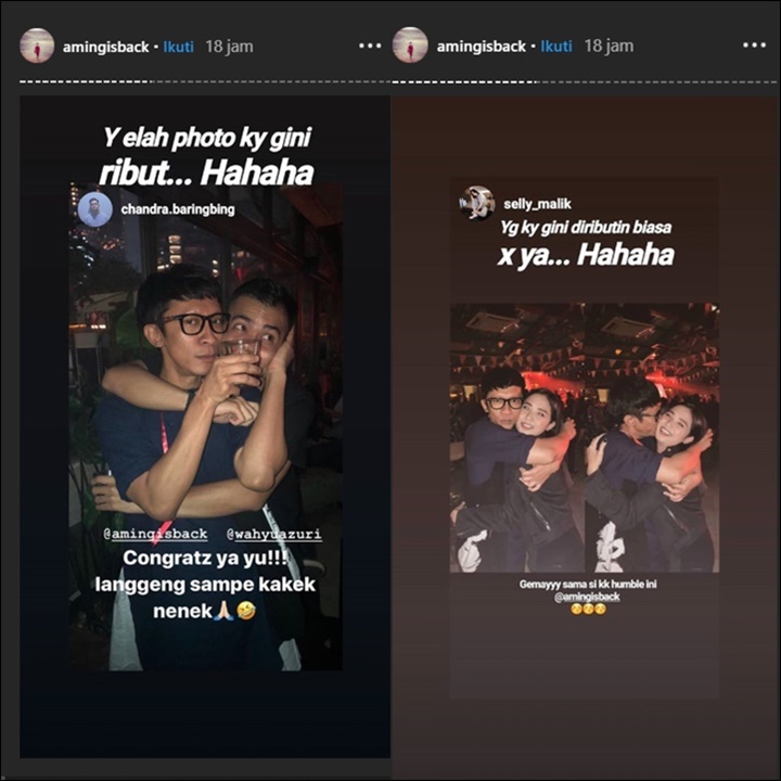 InstaStory Aming Soal \'Pacar\' Pria