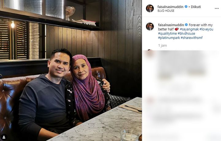Faisal Nasimuddin dan Ibunda, Dinner Bareng Luna Maya?