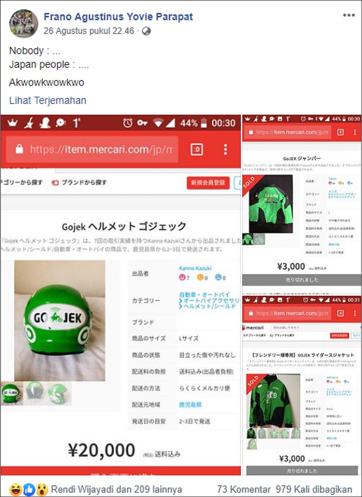 Postingan Go-Jek