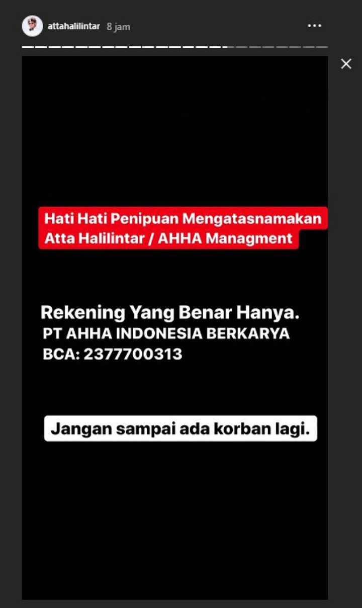 Atta Halilintar Alami Kerugian Mengerikan