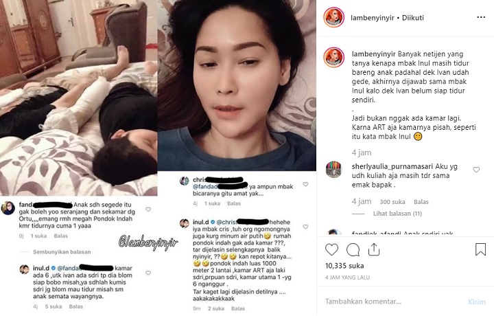 Komentar Netizen dan Balasan Inul