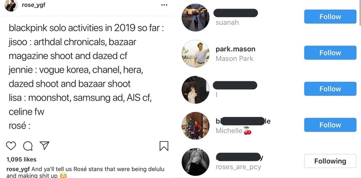 Ayah Rose BLACKPINK Nge-Like Postingan Soal Putrinya Diperlakukan Tak Adil oleh YG