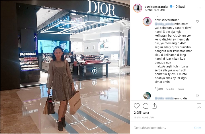 Balasan Dewi Sanca terhadap Komentar Nyinyir Netter