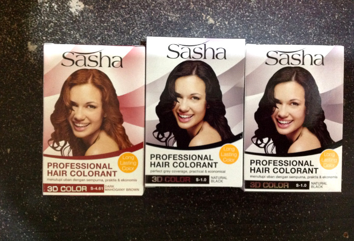 Sasha Professional Hair Colorant Yang Piloha Warnanya Beragam