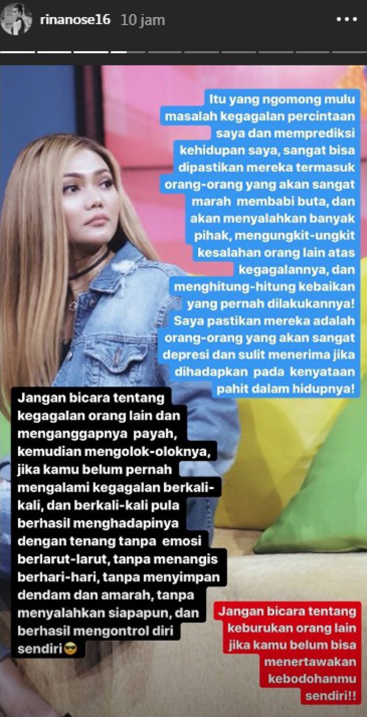Rina Nose Undur Nikah