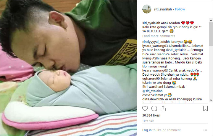 Koneng Melahirkan