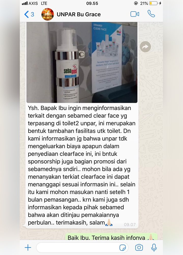 Chat Klarifikasi