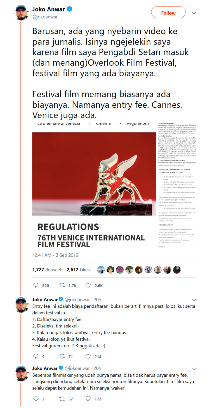 Cuitan Joko Anwar