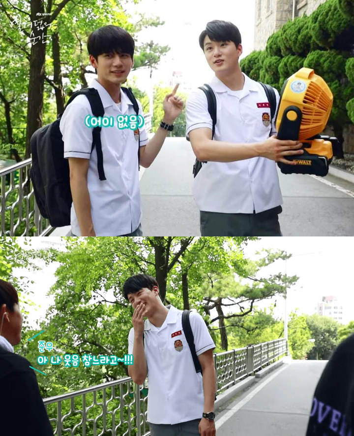Kocaknya Ong Sung Woo dan Shin Seung Ho Bahas Soal Bau Keringat di Lokasi Syuting \'Moment at 18\'