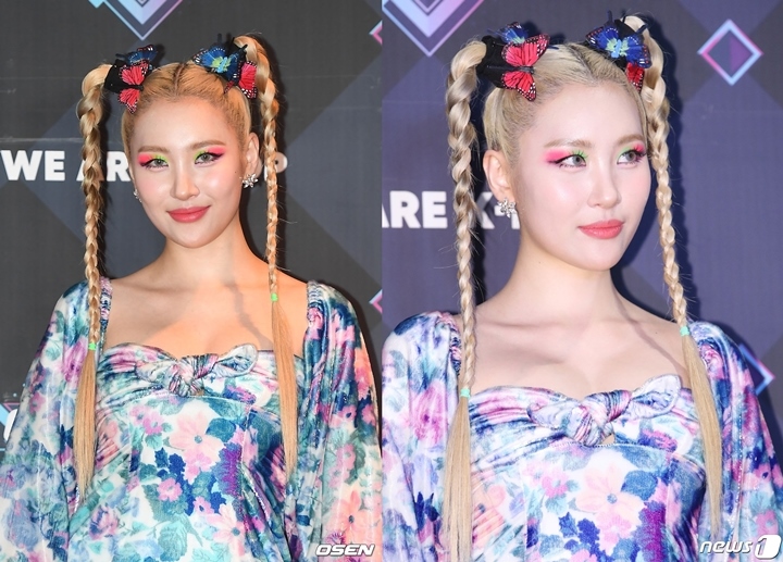 Sunmi Berani Dandan Aneh Pakai Eyeshadow Warna-Warni Tuai Ejekan