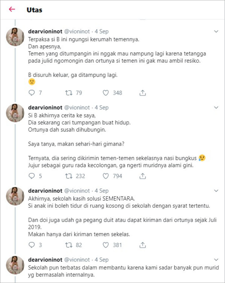 Ditinggal Minggat Ortu, Siswa SMK Ini Terpaksa Numpang di Sekolah