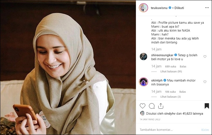 Komentar Shireen Sungkar dan Suami Rachel Vennya
