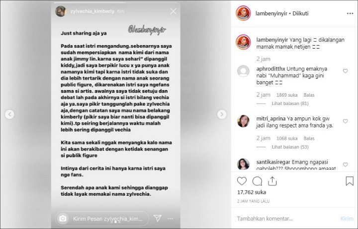 Dituding Jiplak Nama Putri Franda, Ayah Zylvechia Buka Suara Geram Anaknya \'Direndahkan\'