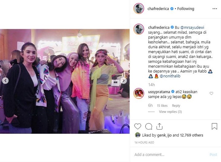 Chacha Frederica Akhirnya Foto Bareng Nia Ramadhani Dan Jessica Iskandar Usai Isu \'Musuhan\'