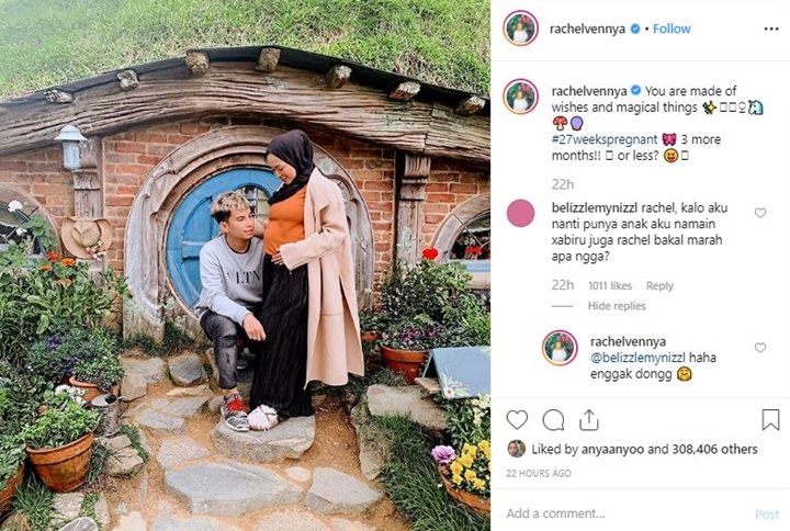 Beda dari Franda, Raditya Dika-Rachel Vennya Santai Nama Anak Bakal Dipakai Fans