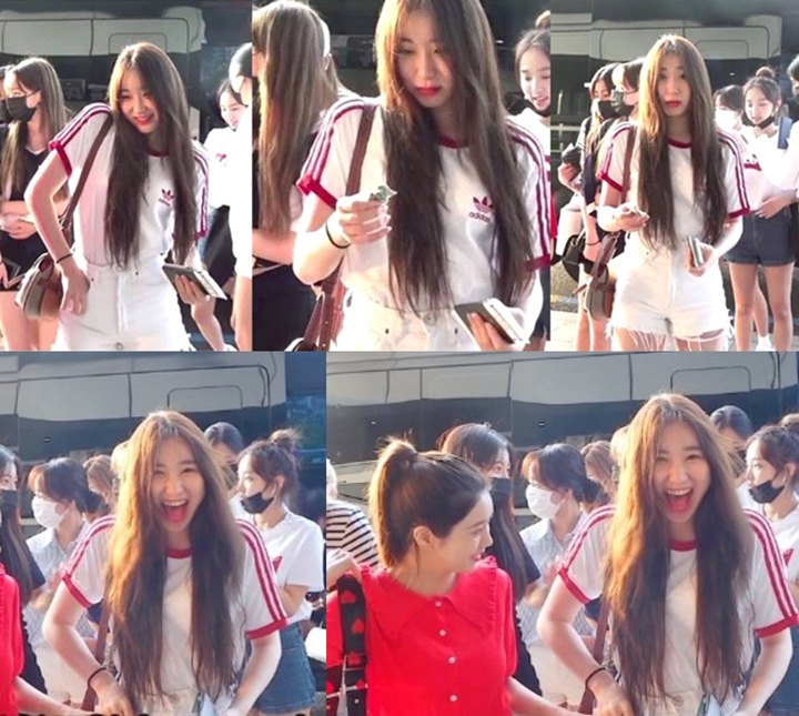 Reaksi Imut Chaeyeon IZ