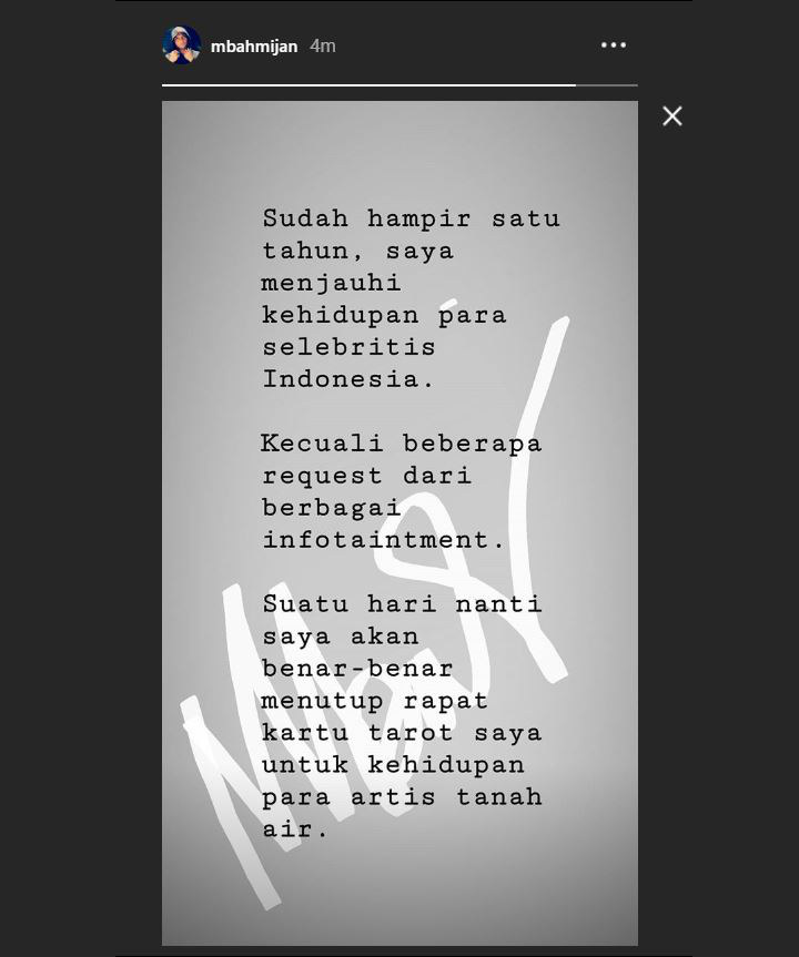 Mbah Mijan Siap Menghilang