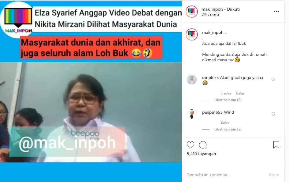 Merasa Jadi Pembicara Dunia, Elza Syarief Bakal Laporkan Acara ‘Hotman Paris Show’ Ke Presiden