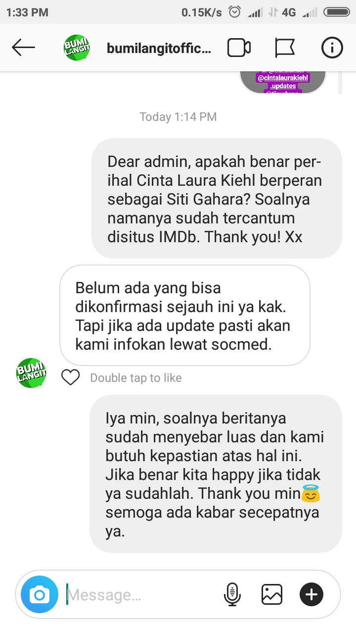 DM Fans Cinta Laura