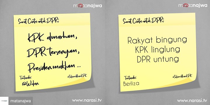 Tolak Revisi UU KPK, Warganet Ungkap Protes Lewat \'Puisi\' Untuk DPR