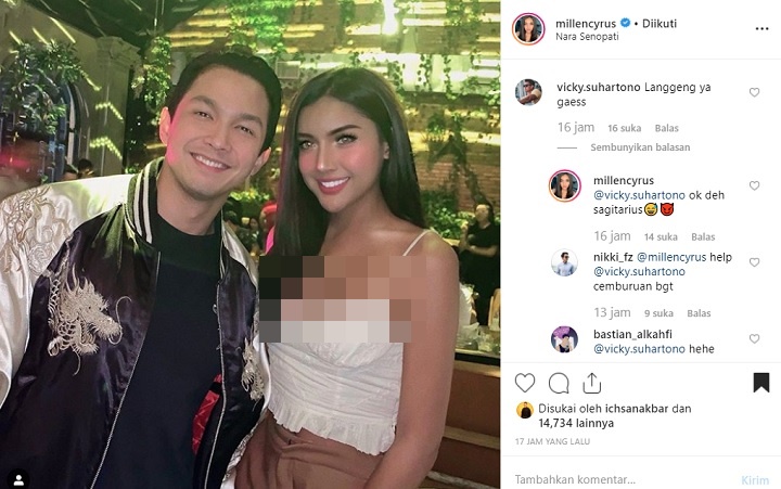 Millendaru dan Aktor Ftv Ganteng Pacaran?