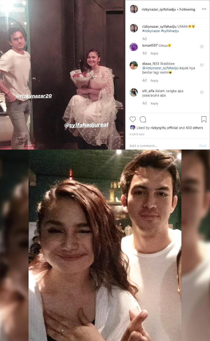 Syifa Hadju dan Rizky Nazar