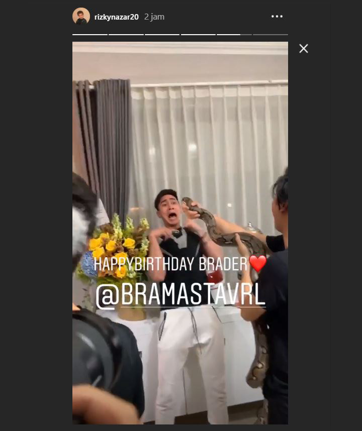 Verrell Bramasta Panik Ditakuti Ular