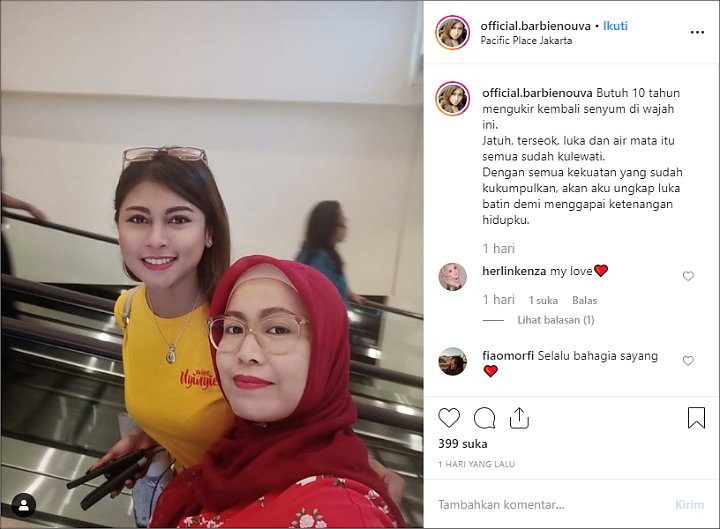 Barbie Nouva Curhat menjadi Korban Pemerkosaan