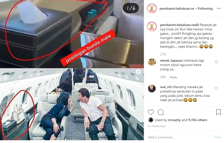 Jet Pribadi Punya Mertua Syahrini Diduga Sewaan Gara-gara Mirip Sama Yang Dipakai Maia Estianty