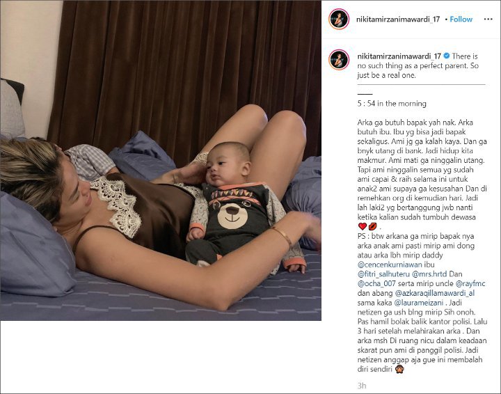 Nikita Mirzani Sewot Anak Dibilang Mirip Ayahnya