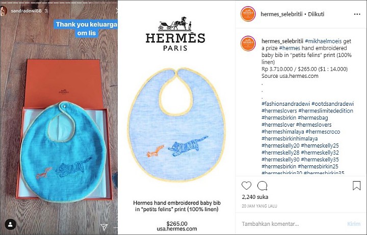 Putra Kedua Sandra Dewi Jadi Perbincangan Usai Dapat Kado Mungil Seharga Jutaan