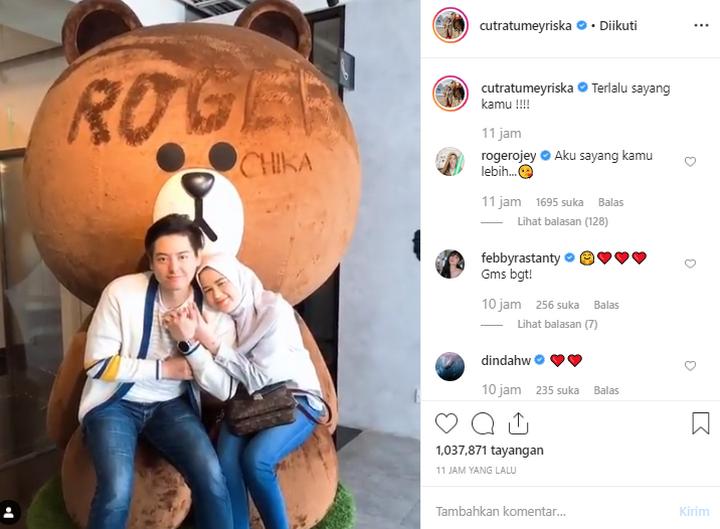 Cut Meyriska dan Roger Mesra