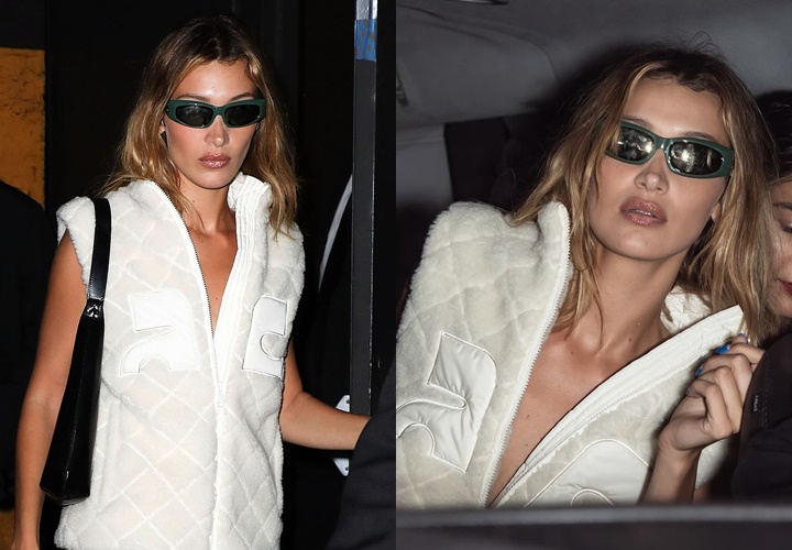 Bella Hadid no bra