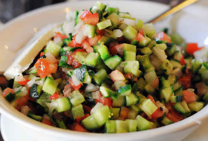 Israeli Salad Aneka Sayur Cincang Dari Israel 