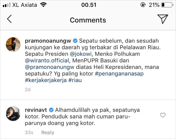 Komentar Revina VT
