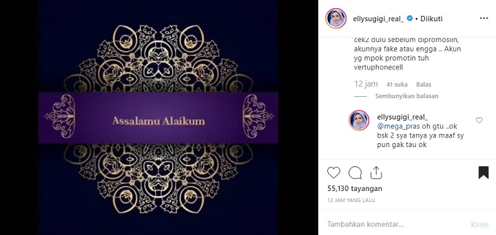 Ely Sugigi Balas Komentar Soal Endorse