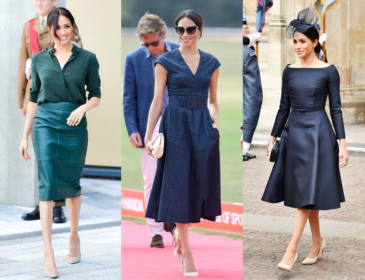 Menyukai Tipe Gaun dengan Kerah V-Neck atau Off-Shoulder
