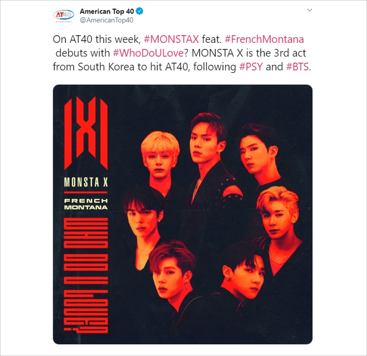 Monsta X Sukses Jadi Artis K-Pop Ketiga Yang Capai Prestasi Global Ini
