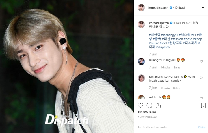 Bedak Lee Hangyul X1 Dibilang Terlalu Tebal Gara-Gara Wajah dan Leher Belang