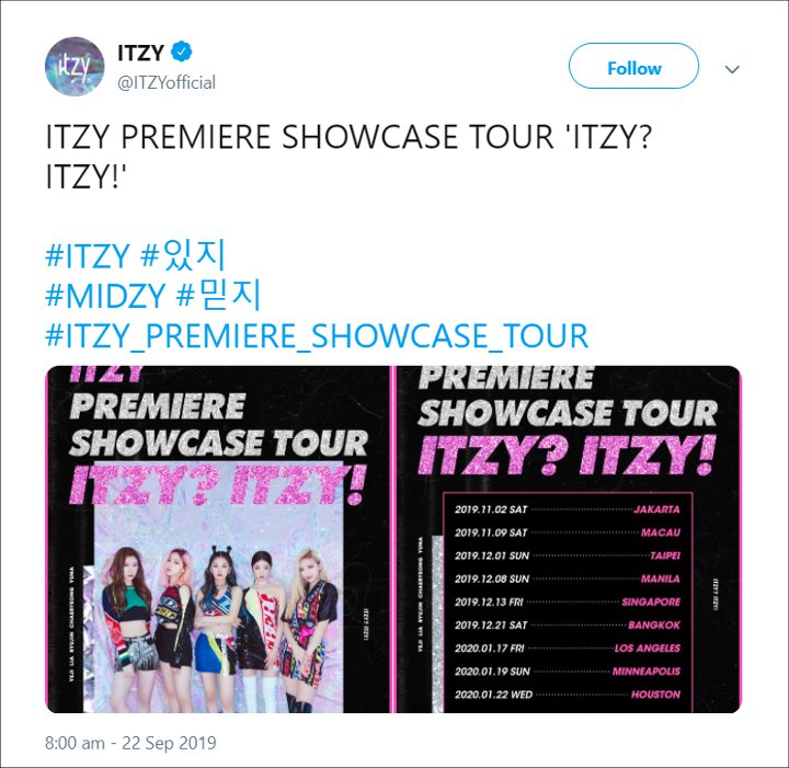 Showcase ITZY