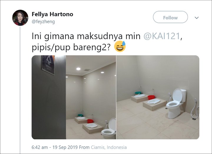 Toilet Tanpa Sekat