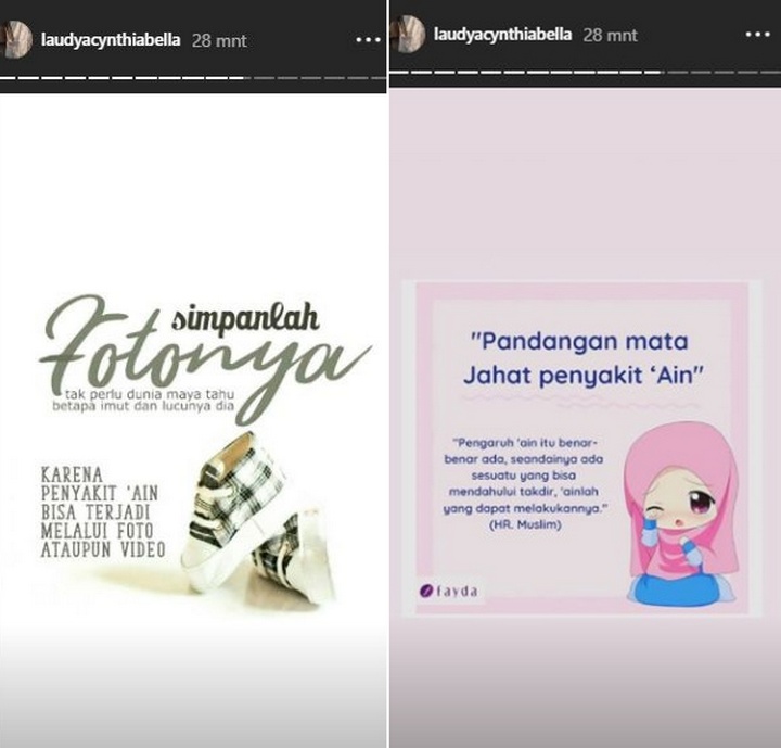 Bella ingatkan soal penyakit \'ain